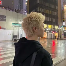 メンズ必見👀‼️カット✂︎ダブルカラー‪☆スパイキーショート/大人スパイキー/ミルクティー/ハイトーンカラー/