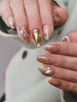 人気No.1🎀【定額デザイン】🎀《HAND》 フィルイン施術〔オフ無120分/オフ有150分・初回他店オフ無料〕