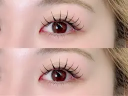 【マツエク】⚠️オフ有り⚠️フラットラッシュ100本モデル1500円🩷