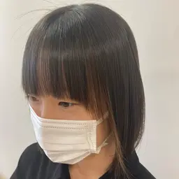 【時間が経っても綺麗な前髪に🌟】前髪カット+前髪縮毛で湿気も怖くない前髪を作る⚡️