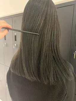 メンテナンスカット+縮毛矯正+リンケージ3stepトリートメント