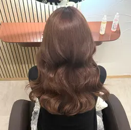 カット+韓国風ダブルカラー〔ブリーチなし〕+韓国トリートメント