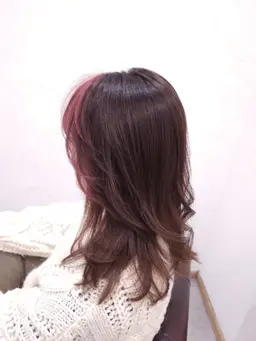 インナーカラー（インナー部分のブリーチ1回＋フルカラー)+TR込み