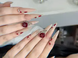 💖チップ長さ出し+持ち込み(デザイン、パーツ10本程度)¥15980