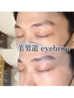 アイブロウスタイリング(眉毛wax+ピンセット+眉カット+メイク仕上げ)