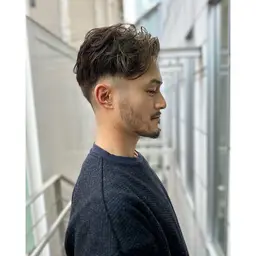 メンズカットandデザインパーマ