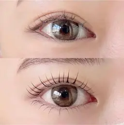 上下まつげパーマ✨