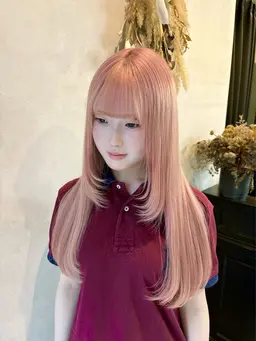 【トリプルカラー】ケアブリーチ(2回)+カラー