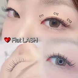 フラットラッシュつけ放題💖アイシャンプーorアイパック付き！オフ代込みでお得◎