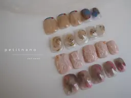 平日16時までのご来店限定◎サンプルニュアンスネイル~autumn~ 【オフ無】