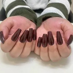 🤍無料モデル🤍チップ10本長さ出し+ワンカラー💅【11月27日限定】※オフがない方のみ!(予約リクエスト)