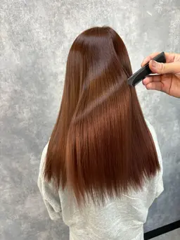 ☆検索ワードNO1☆《髪質改善×ストレート》カット+美髪ストレート¥18400