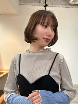 🌸似合わせボブカット🌸 切りっぱなしボブ フレンチボブ レイヤーボブ 大阪 梅田 茶屋町