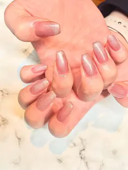 【モデル急募！！】HAND.🌼うる艶マグネットネイル（オフなし）