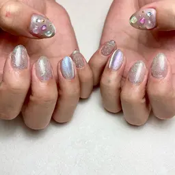 《オフあり・10本中2​〜​4本アート｠上品/シンプルデザイン💅フィルイン対応/デザイン30種類以上！時間目安2h