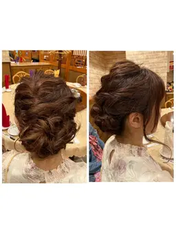 🎀【ヘアセット】大人可愛いまとめ髪