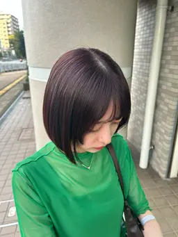 【10月ご新規様限定メニュー🉐】ブリーチなし ワンカラー🍇✨