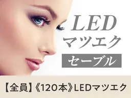 【1日２名限定】LEDエクステ120本