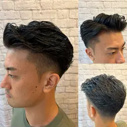 【💈直毛の方必見！！アイロンパーマ💈】濡れパン、緩めの毛流れで楽チンセット！