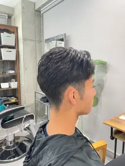 メンズアップバングカット&メンズショートカット