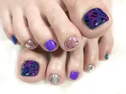 何度でも🌿オフ込オーダーメイド🌼【FOOT】120分しっかりアートやり放題＆ストーン付け放題⭐️