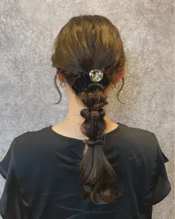 【周りと差がつく顔まわり🌈】前髪のカット+ヘアアレンジ(編み下ろしorシニヨン)