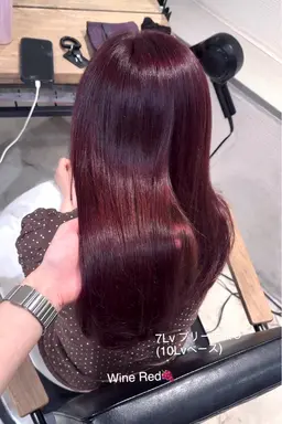 🍊カット+イエベファッションカラー髪質改善🧡【暖色でフェミニンさup✨赤味に負けない艶感✨】