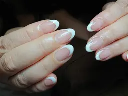 【ジェルオフがある方】クリアベースフレンチ