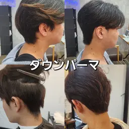 【🫟期間限定🫟】メンズカット➕ダウンパーマ🧞‍♀️#メンズ#縮毛矯正#センターパート#マッシュ