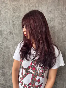 赤系カラーのみ カラーモニターです。