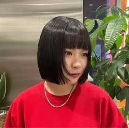 【流行りのタッセルボブ🇰🇷】カット