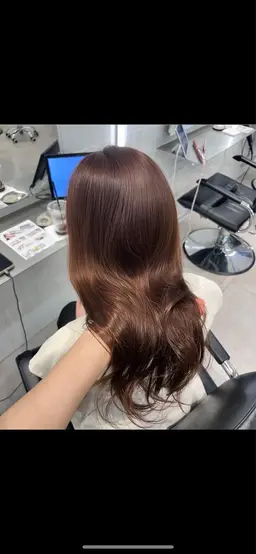 ケアライトニングWカラー/ダメージ最小限🩷/ブリーチ無しで明るい髪色にしたい方必須💯/カラー✨＋トリートメント✨