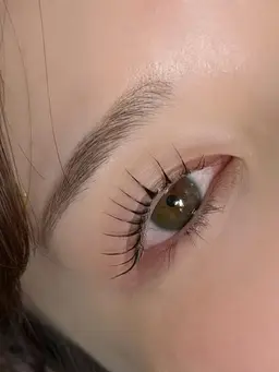 【新】エクパ　LEDエクステ120本＋まつ毛パーマ　￥11000