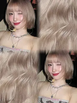 💛ブリーチカラークーポン💛骨格診断似合わせカット➕ブリーチ込ダブルカラー➕髪質改善トリートメント🪄︎︎🌷