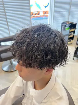 【メンズ限定】 カット+ツイストスパイラルパーマ