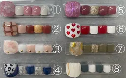 オフなし💅フットバス付✨ 🆕シンプルメニュー💓ご予約の際はご希望の【デザイン番号】をお伝えください♪