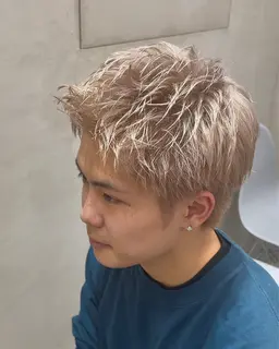 【メンズ限定】【ダブルカラー】（ブリーチ➕カラーのメニューです！）