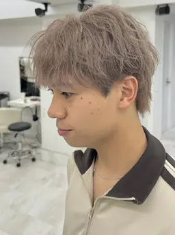 新規U24限定🫧ྀིmen'sカット＋Wcolor🫧ྀི(メンズカット＋ブリーチ＋カラー)
