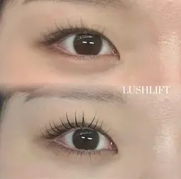 まつ毛パーマ上下