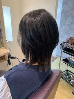 縮毛矯正+2stepシステムトリートメント