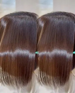 【10月先着10名限定🌸】メンテナンスカット+美髪縮毛矯正+濃密保水トリートメント※乾かしたのみで美髪になれます✨