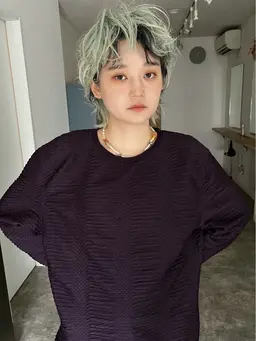 🌿うる艶×高発色🌸インナーブリーチ+インナーカラー+全体カラー+2stepトリートメント