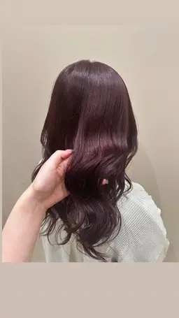 ブリーチなしダブルカラー＆シャンプーブロー🌈ケアカラー使用🌈（カット無し）
