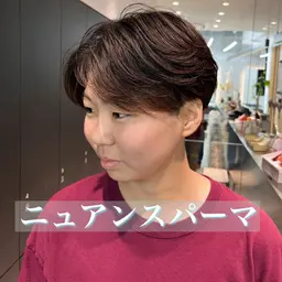 🌱🧑🏼‍🦱ニュアンスパーマ🧑🏼‍🦱🌱＋カット+トリートメント／メンズ／ショート