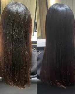 縮毛矯正orリタッチ縮毛矯正