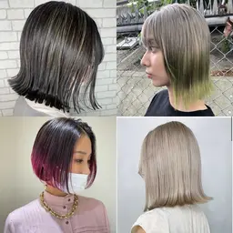 【やってみたかったカラーに☘️】ブリーチデザインなんでも🙆‍♂️＋カット＋3STEPトリートメント