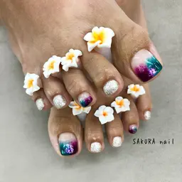 フットオフあり定額ネイル