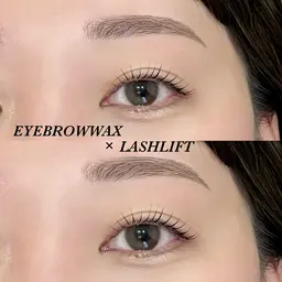 【 NEW/眉毛スタイリング 】アイブロウWAXスタイリング＋まつげパーマ￥8000＋指名料¥300 ※オフ不可※