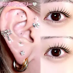 ▫️まつ毛パーマ&耳ツボジュエリー💍※現金のみ