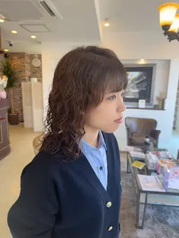 【ダメージレス低温デジタルパーマ♪】カット➕デジキュアパーマ➕3stepトリートメント